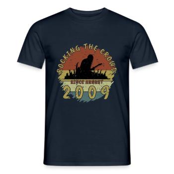16. Geburtstag Rocking the crowd GIT 08/2009 - Männer T-Shirt - Navy - Vorne - AI Model Male 178 light (178cm)