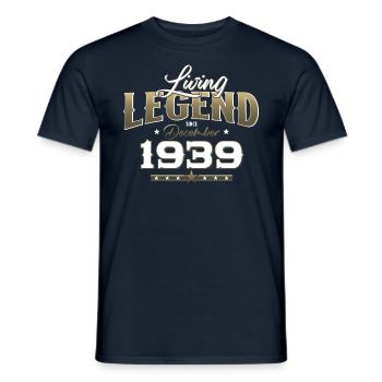 85th Birthday Original December 1939 Volume 39 - Men's T-Shirt - navy - Front - AI Model Male 178 light (178cm)