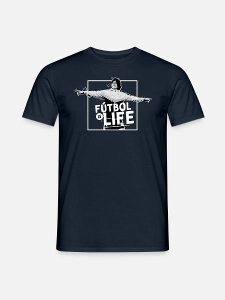 Ted Lasso Fútbol Is Life Mit Dani Rojas - Männer T-Shirt - Navy