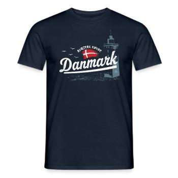 Danmark - Rubjerg Knude - Danemark - T-shirt homme - marine - Devant - AI Model Male 178 light (178cm)