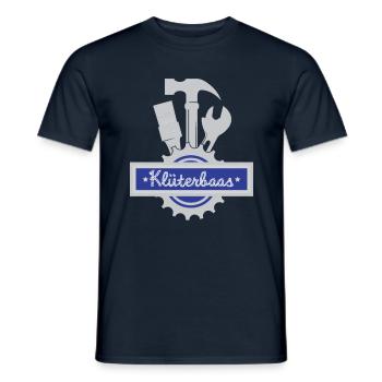 Klüterbaas- Für alle friesischen Tüftler - Männer T-Shirt - Navy - Vorne - AI Model Male 178 light (178cm)