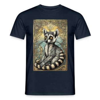 König Julian - Männer T-Shirt - Navy - Vorne - AI Model Male 178 light (178cm)