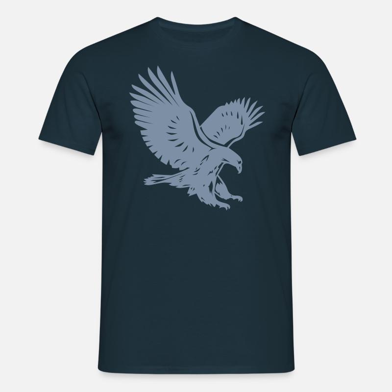 Eagle - Männer T-Shirt - Navy