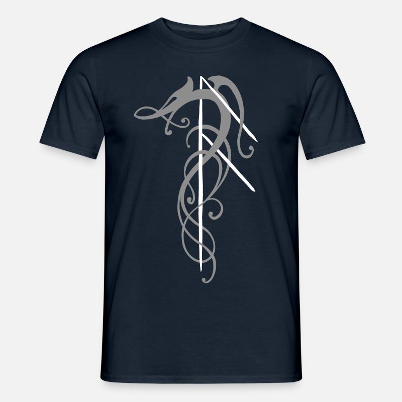 Ansuz - Männer T-Shirt - Navy
