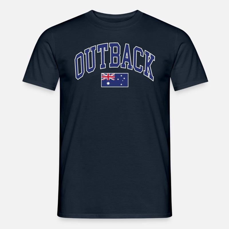 Outback - Männer T-Shirt - Navy
