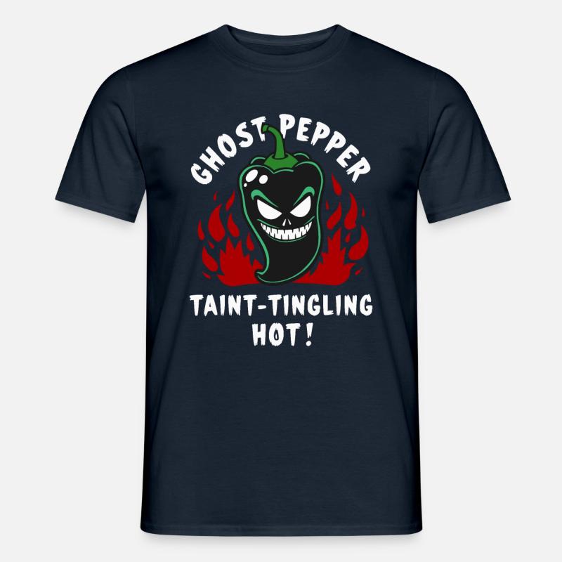 Ghost Pepper - Männer T-Shirt - Navy