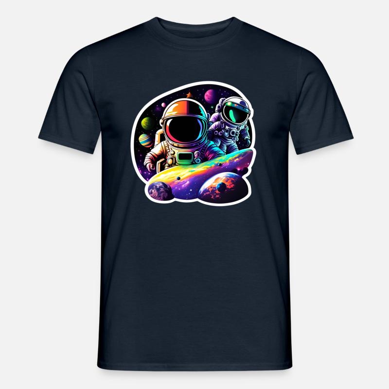 Astronauts in Space - Männer T-Shirt - Navy