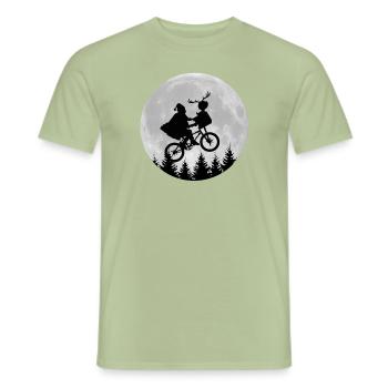 frohes fest Weihnachtsmann - Männer T-Shirt - Sage - Vorne - AI Model Male 178 light (178cm)