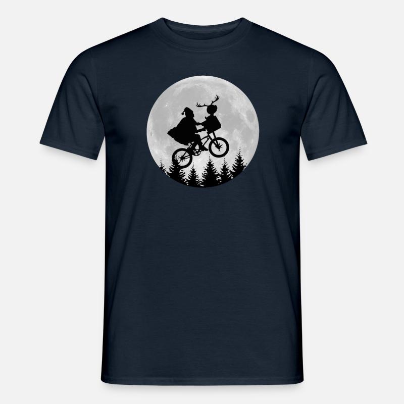 frohes fest Weihnachtsmann - Männer T-Shirt - Navy