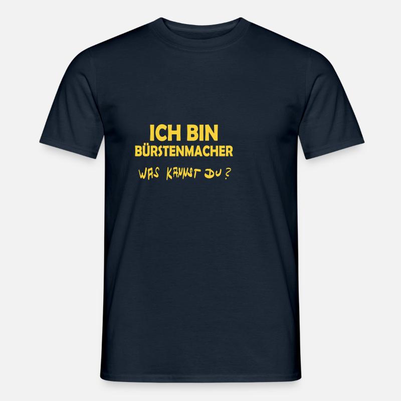 Beruf Buerstenmacher - Männer T-Shirt - Navy