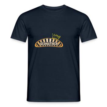 Beruf Geomatiker - Männer T-Shirt - Navy - Vorne - AI Model Male 178 light (178cm)