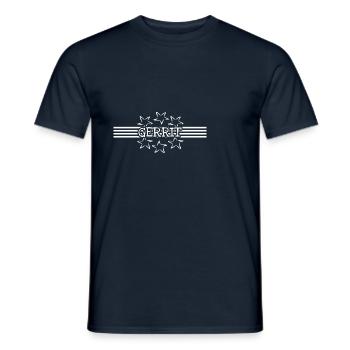 Stern Gerrit - Men's T-Shirt - navy - Front - AI Model Male 178 light (178cm)