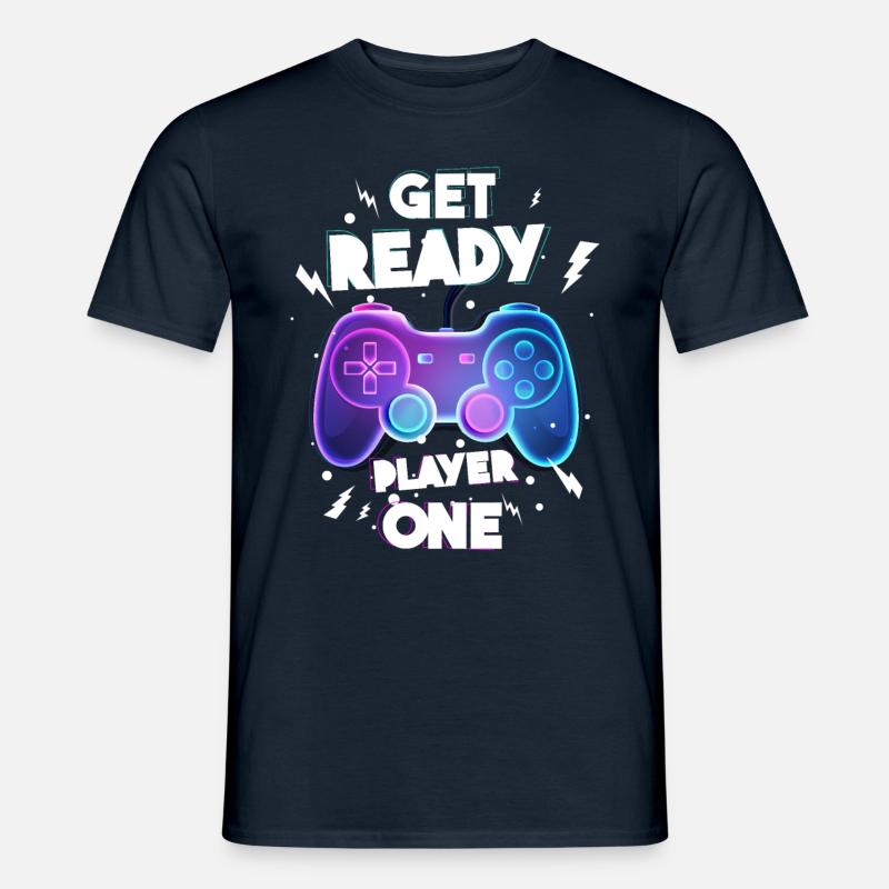 Get Ready Player One - Männer T-Shirt - Navy