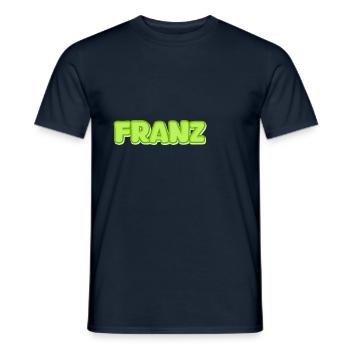 Franz Franz - Männer T-Shirt - Navy - Vorne - AI Model Male 178 light (178cm)