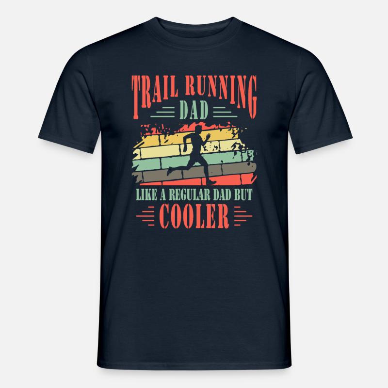 Trail Running Far Cooler Ultra Runner Far Gaver - Mænd T-shirt - marineblå