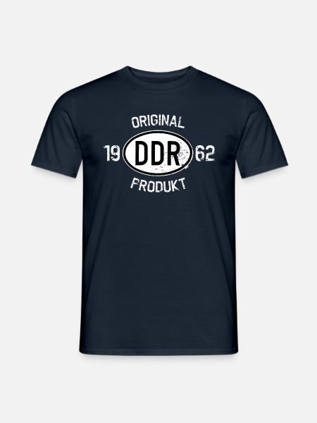 Original DDR Produkt Baujahr 1962 Geburtstag - Männer T-Shirt - Navy