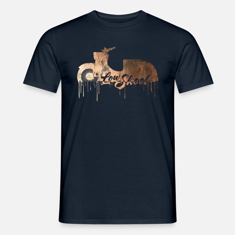 Schwalbe - LowSkool - Simson KR51 - Kupfer - Männer T-Shirt - Navy
