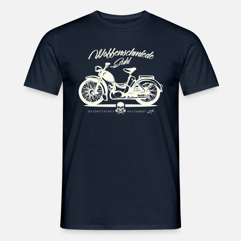 Simson SR2 - DDR Ostalgie Kultmoped - Männer T-Shirt - Navy