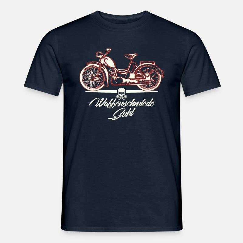 Simson SR2 - DDR Ostalgie Moped Suhl - Männer T-Shirt - Navy