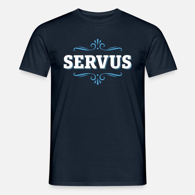 SERVUS - Männer T-Shirt - Navy