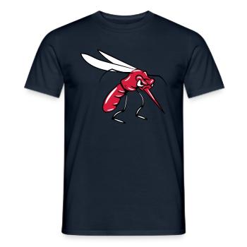 Mosquito moustiques agro - T-shirt homme - marine - Devant - AI Model Male 178 light (178cm)