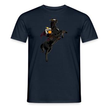 Kopfloser Reiter Halloween Sleepy Hollow - Männer T-Shirt - Navy - Vorne - AI Model Male 178 light (178cm)