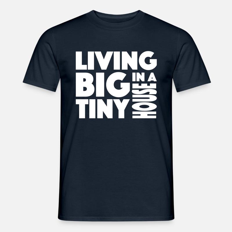 Tiny House - Männer T-Shirt - Navy