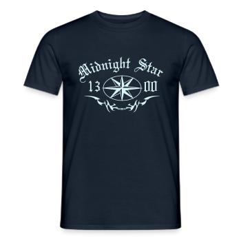 Midnight Star XVS 1300 - Männer T-Shirt - Navy - Vorne - AI Model Male 178 light (178cm)