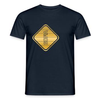 Gift for Sofia - Men's T-Shirt - navy - Front - AI Model Male 178 light (178cm)