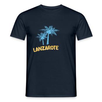 Lanzarote Lanzarote - Männer T-Shirt - Navy - Vorne - AI Model Male 178 light (178cm)