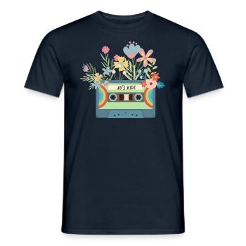 Kinder der Achtziger - Männer T-Shirt - Navy - Vorne - AI Model Male 178 light (178cm)