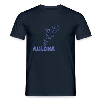 Navigation Aulona - T-shirt homme - marine - Devant - AI Model Male 178 light (178cm)
