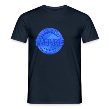 Cadeau pour Pauline - T-shirt homme - marine - Devant - AI Model Male 178 light (178cm)