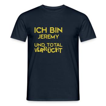 Jeremy - Männer T-Shirt - Navy - Vorne - AI Model Male 178 light (178cm)