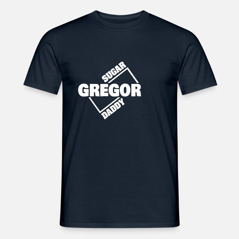 Gregor als Sugardaddy - Männer T-Shirt - Navy