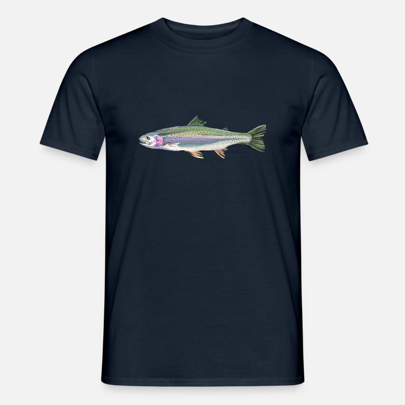 Forelle - Männer T-Shirt - Navy