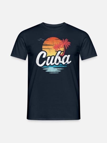 Cuba - Men's T-Shirt - navy