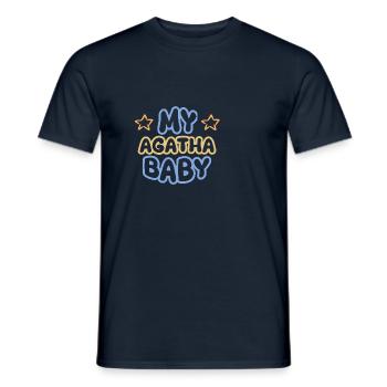 Geschenk für Agatha - Männer T-Shirt - Navy - Vorne - AI Model Male 178 light (178cm)