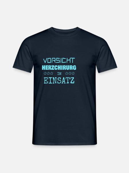 Herzchirurg als Berufung - Männer T-Shirt - Navy