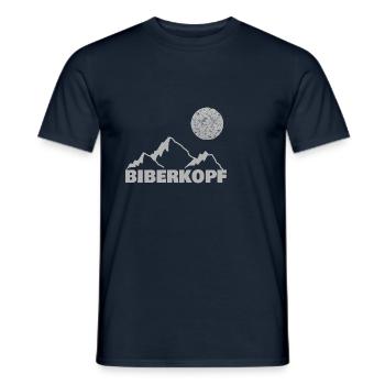 Klettern Biberkopf - Männer T-Shirt - Navy - Vorne - AI Model Male 178 light (178cm)