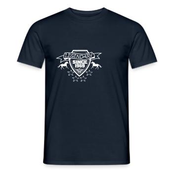 Reitsport 1969 - Männer T-Shirt - Navy - Vorne - AI Model Male 178 light (178cm)