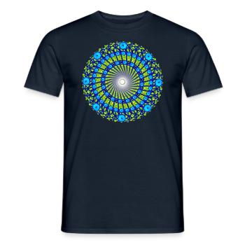 SunshineDream2d - T-shirt homme - marine - Devant - AI Model Male 178 light (178cm)