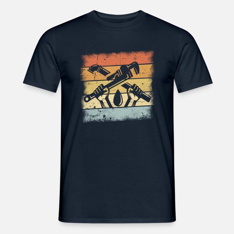 Klempner - Männer T-Shirt - Navy