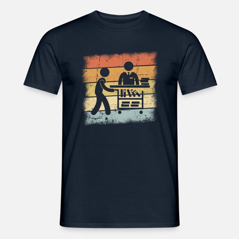Bibliothekar - Männer T-Shirt - Navy