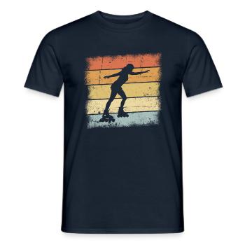 Roller derby - T-shirt homme - marine - Devant - AI Model Male 178 light (178cm)