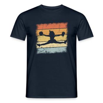 Cheerleading Rétro - T-shirt homme - marine - Devant - AI Model Male 178 light (178cm)