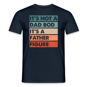 Papa Bod figure paternelle - T-shirt homme - marine - Devant - AI Model Male 178 light (178cm)