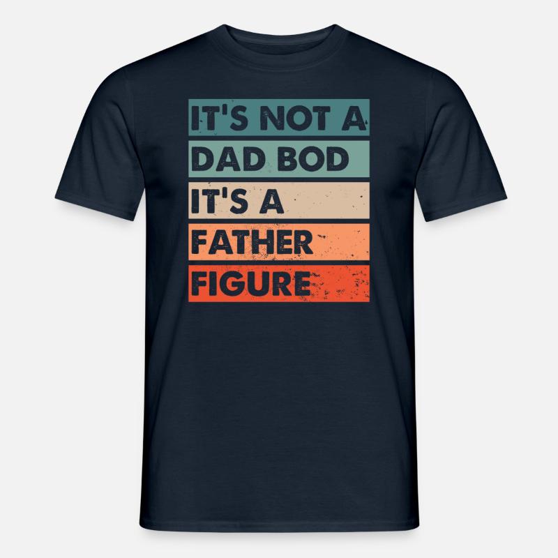 Dad Bod father figure - Männer T-Shirt - Navy