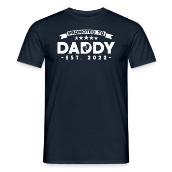 Papa 2022 - T-shirt homme - marine - Devant - AI Model Male 178 light (178cm)