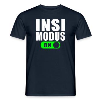 INSI MODUS - Männer T-Shirt - Navy - Vorne - AI Model Male 178 light (178cm)